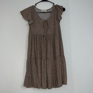 Vestido animal print nunca utilizado